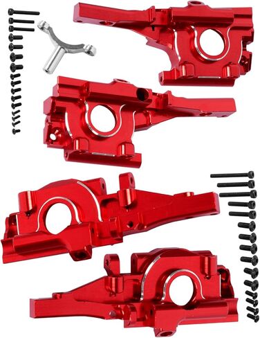 RC Front and Rear Bulkhead Gearbox Upgrades Part for 1/16 E-Revo (VXL),Slash 4WD,Summit,Alloy Aluminum Bulkhead Gearbox Hops Up,Navy Blue in Kuwait