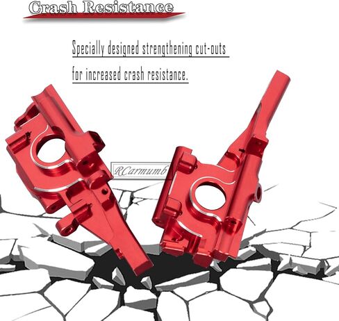 RC Front and Rear Bulkhead Gearbox Upgrades Part for 1/16 E-Revo (VXL),Slash 4WD,Summit,Alloy Aluminum Bulkhead Gearbox Hops Up,Navy Blue in Kuwait