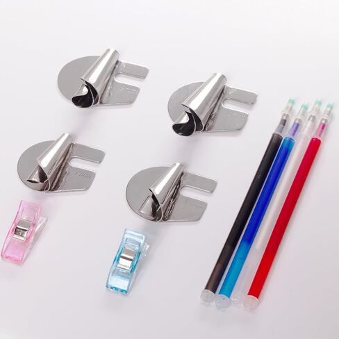 Upgraded Sewing Magnetic Seam Guide for Sewing Machine;Magnetic Sewing Guide with Clip,Sewing Machine Attachments for Singer Brother Babylock Janome New Home Other Sewing Machines in Saudi Arabia