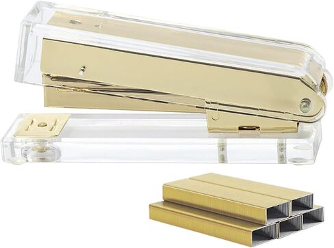 Clear Acrylic Rainbow Stapler Colorful Desktop Staplers with Classic Modern Design Sleek Office and Desk Accessories Gift Idea (Rainbow) in Saudi Arabia