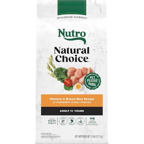Nutro Natural Choice Adult Dry Dog Food, Chicken and Brown Rice Recipe 36 lbs.