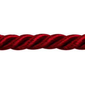 Trims by the Yard Charlotte 3/16" Twisted Cord Versatile Trim for DIY Crafts Picture Frames Home Decor and Fashion Items, 10-Yard Cut, Red