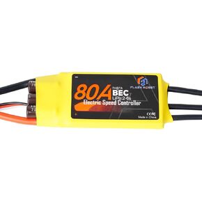 FLASH HOBBY Spaceman 30A 40A 60A 80A Speed Controller Brushless RC Helicopter Airplane Quadcopter (80A)