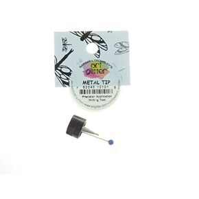 Art Institute Glitter AG Metal tip, 1 Pack, Silver - METALTIP
