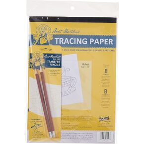 Aunt Martha's Create Your Own Iron-On Pattern Kit,Yellow,8 inch x 11 inch