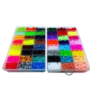BANCHELLE Melting Beads 5 mm Fuse Beads Refills for 5 mm Fuse Bead Board, 48 Colors, 7600 PCS