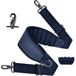 60 inch Cushion Ultra Comfortable Bag Strap Thicken Shoulder Strap with Double Adjustable Buckles for Crossbody Bag