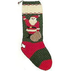 Candide Wool Yarn Christmas Stocking Knitting Kit (601 - Santa with Sack)