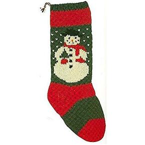Candide Wool Yarn Christmas Stocking Knitting Kit (603 - Snowman)