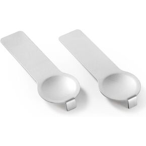 BOXOB 2pcs Double-Sided Italian Bracelet Link Tools, 9mm Charm Opening Tool Thumb Style Stainless Steel Bracelet Helper Fitting Tool Metal Jewelry Openers for Nomination Adding and Removing Charms