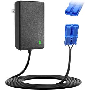 12V Battery Charger with Blue Plug for Kid Trax Ride-On Toys Compatible with Scout Pony Disney Cars Dodge Ram Mickey Minnie Rideamales Scout Pony Josie Unicorn