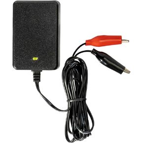 Universal Fully Automatic 6 V Sealed Lead Acid Smart Battery Charger SLA Maintainer Compatible with Bumper Cars Motorcycle ATV 6 Volt Battery Charger Crocodile Clip Charger