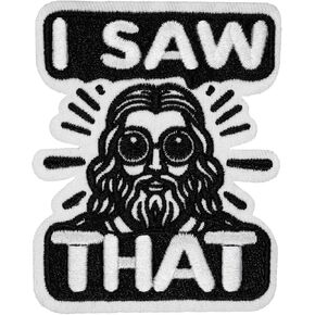 Ghost Reading a Book Embroidered Iron On Patch for Clothing, Jackets, Jeans, Hats, Backpacks, Vests - DIY Funny Meme Applique Sewing Badges