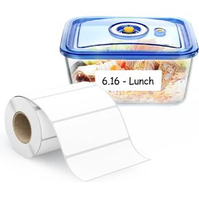500pcs Food Labels,Freezer Labels 1 x 3 Inch Removable for Food Containers, Mason Jar Labels, No Residue Food Storage Labels Perfect for Kitchen,Can Not be Torn