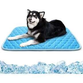 Dog Cooling Mat for Dogs Non-Toxic Self Cooling Pad & Easy Clean Large 39x27in