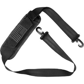 AMYIPO Luggage Duffel Bag Shoulder Pad 52" Universal Replacement Laptop Adjustable Shoulder Strap for Duffel Bag Strap Computer Bags Laptop Case Crossbody Bag Strap Pet Carrier (Black & Strap)