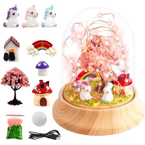 Make Your Own Night Light, Unicorn DIY Kits for Girls Creative Magic Night Light USB Upgrade Edition Unicorn Toys, Arts and Crafts Lamp Project for Girls, Gifts for 4 5 6 7 8 9 10 Year Old Girl