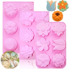 Round Soap Molds for Soap Making,2pc 4oz Large Size 6 Cylinder Silicone Molds for Loofah Soap,Bath Bombs,Shower Steamer, Lotion Bars