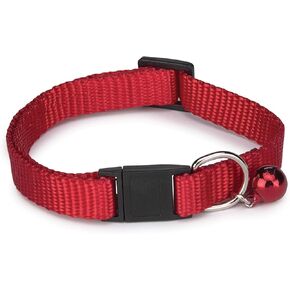 Guardian Gear Nylon Cat Collar, 8-12-Inch, Flamingo Pink