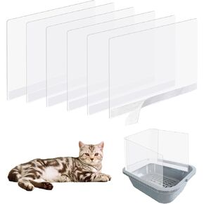 3 Pcs Cat Litter Box Pee Shields, Splash Guard for Cat Litter Pan in Saudi Arabia