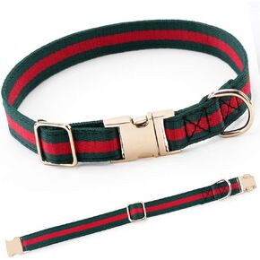 Premium Dog Collar, Cute Dog Collars Luxury Style, Durable Pet Collars with Metal Buckle Safety for Puppy Small Dogs
