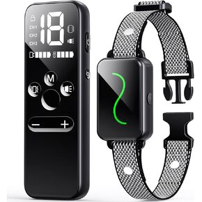 Vsezund Training Collar, Training Collar with Remote for Small, Medium, Large Dogs with Vibration, Beep, Security Lock, and Waterproof (8-120 LBS)