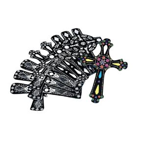 S&S Worldwide Velvet Cross, 8-3/4" Width, 12-1/2" Height, Pack of 12
