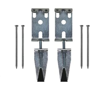 Adjustable Picture Hangers - J-Hooks - Specialty and Museum Hooks for Mirrors, Pictures, and Art - Supports up to 100 lbs (2)
