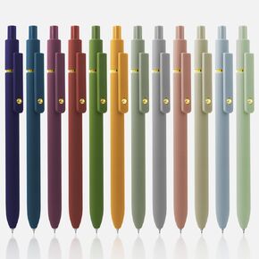 UIXJODO 6 Pcs Gel Pens 0.5mm Quick Dry Black Ink Pens Fine Point Smooth Writing Pens, Cute Office and School Supplies Gifts for Women Teacher Students (6 Pcs Black White Grey Silver)