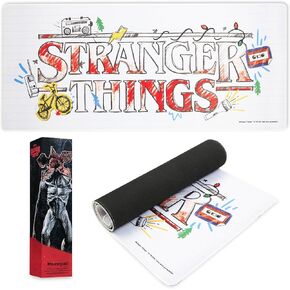 Stranger Things Desk Pad Large Mouse Mat 31.2 x 13.9 Desk Protector Mat PC Laptop Keyboard and Mouse Mat Gamer Gifts