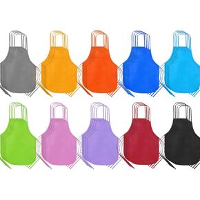 40 قطعة من مرايل الأطفال من Foaincore، مريلة فنية للأطفال، مآزر قماشية ملونة للفنانين الأطفال، مآزر سموك فنية للأطفال (ألوان زاهية) in Kuwait