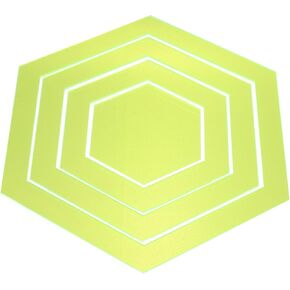 STOBOK 4pcs Quilting Hexagon Template Hexagon Sewing Ruler Clear Quilting Templates Hexagon Quilting Template Sewing Hexagon Templates Fabric Acrylic Clothing Drawing Ruler