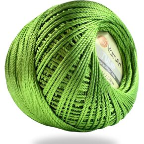 Yarnart Tulip 100% Microfiber Thread - Soft, Durable, Multi-Purpose Sewing Thread, Ideal for Embroidery and Crafts 50 gr - 250m - Variegated Pastels Yarn (421)