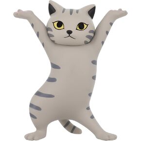 Dancing Cats Pen Holder For Desk, Cat Pencil Holder, Cute Cat Figures, Interesting Cat Gifts for Cat Lovers,Home Decoration Ornaments, Funny Desk Decor (Black)