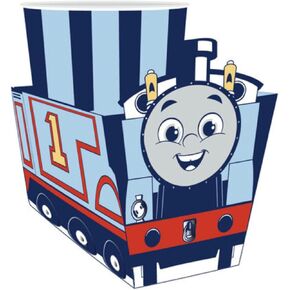 THOMAS & FRIENDS™ Cups - Disposable Paper Party Cups - 3D Thomas the Tank Engine™ Themed Paper Cups - Birthday Party Supplies - Party Favors - Officially Licensed - 9 oz (8 Pack)