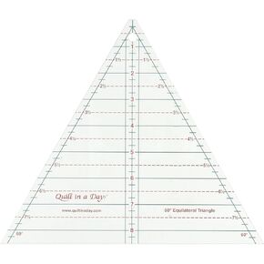 Quilt In A Day Equilateral Triangle Ruler, 8.5", Clear