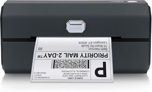 Thermal Label Printer-4x6 Shipping Label Printer for Small Business and Shipping Packages -Compatible with Windows and Mac-Desktop Label Maker Widely Used for Amazon, Shopify, Ebay in Kuwait