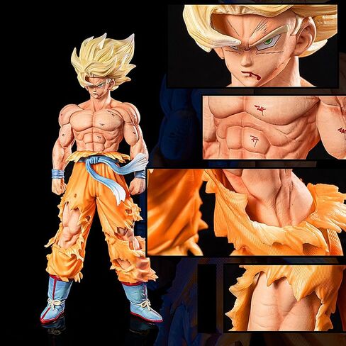 تمثال جوكو تمثال تمثال DBZ سوبر سايان الشكل هدايا عيد ميلاد PVC 11 " in Saudi Arabia