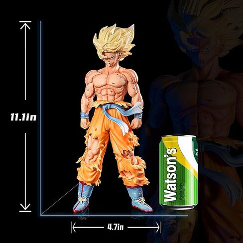 تمثال جوكو تمثال تمثال DBZ سوبر سايان الشكل هدايا عيد ميلاد PVC 11 " in Saudi Arabia