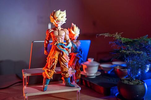 تمثال جوكو تمثال تمثال DBZ سوبر سايان الشكل هدايا عيد ميلاد PVC 11 " in Saudi Arabia