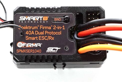 Spektrum SMART Firma 2 in 1-40A BR Smart ESC/Dual Protocol RX، SPMXSER1040 in Saudi Arabia