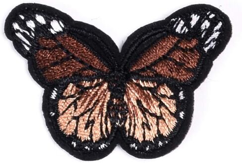 Artibetter Butterfly Patches Stickers Self Adhesive Clothes Patches Patchwork for Jacket Hat 12Colors 24Pcs in Saudi Arabia