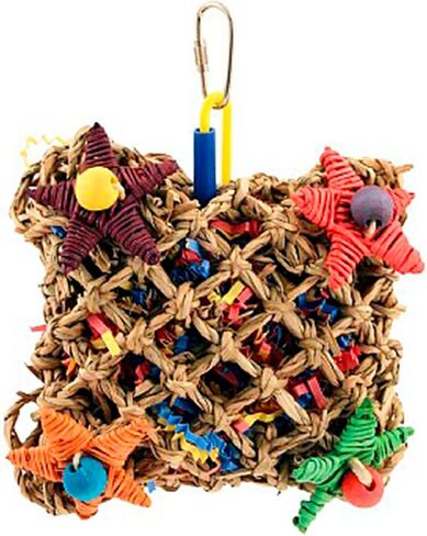 Super Bird Creations SB50949 Pickin’ Pocket Bird Toy - Ideal for Small to Medium Birds - Fun & Entertaining Bird Toy - Bird Safe Component & Design - 7.5" x 5" (2 Pаck) in Saudi Arabia