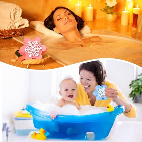 BUSOHA Christmas Silicone Soap Molds - Xmas Soap Candle Mold Set 3D Snowflake Molds for DIY Craft Home Gifts for Soap Candles Cake Biscuit Chocolate Ice Cube in Saudi Arabia