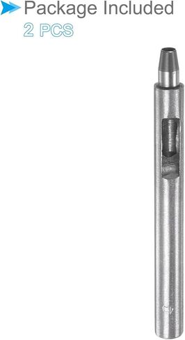 Leather Hole Punch, 1mm Button Dia. 6mm Shank, Steel Round Punch Snap Rivet Setter - (Applications: for Leathercraft DIY Clothing Fabric) in Saudi Arabia