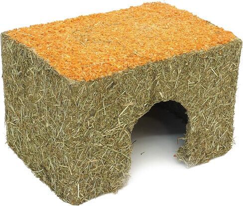 Rosewood Naturals Carrot Cottage House for Guinea Pigs, Chinchillas and Degus, Medium in Kuwait