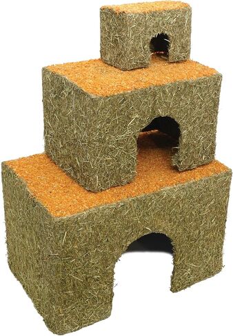 Rosewood Naturals Carrot Cottage House for Guinea Pigs, Chinchillas and Degus, Medium in Kuwait