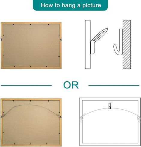 D Ring Picture Hangers with Screws, Small D Hooks for Hanging Frames, Mirrors, Canvas Art, Signs and Paintings (20 Pack) in Saudi Arabia