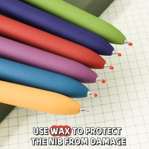 UIXJODO 6 Pcs Gel Pens 0.5mm Quick Dry Black Ink Pens Fine Point Smooth Writing Pens, Cute Office and School Supplies Gifts for Women Teacher Students (6 Pcs Black White Grey Silver) in Saudi Arabia