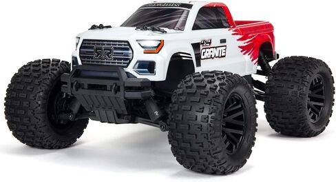 شاحنة اررما ريموت كنترول 1/10 جرانيت 4×4 ميجا 550 شاحنة مونستر RTR، احمر، ARA4202XV3T2 in Saudi Arabia